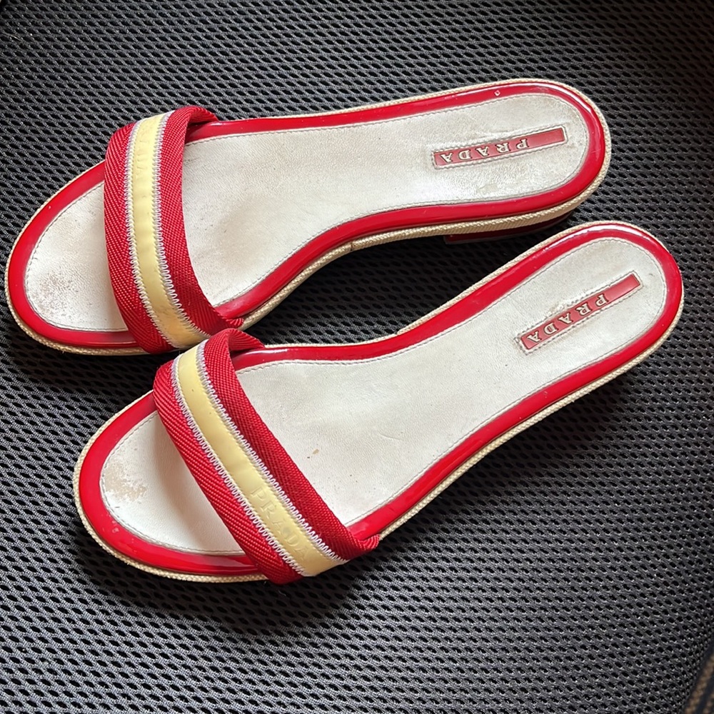 Prada sandals/slides